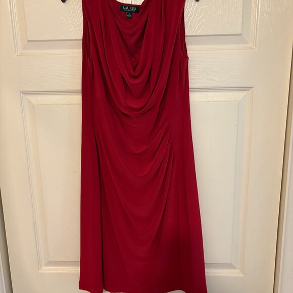 Red Dress Size 14, Ralph Lauren - Picture 1 of 1